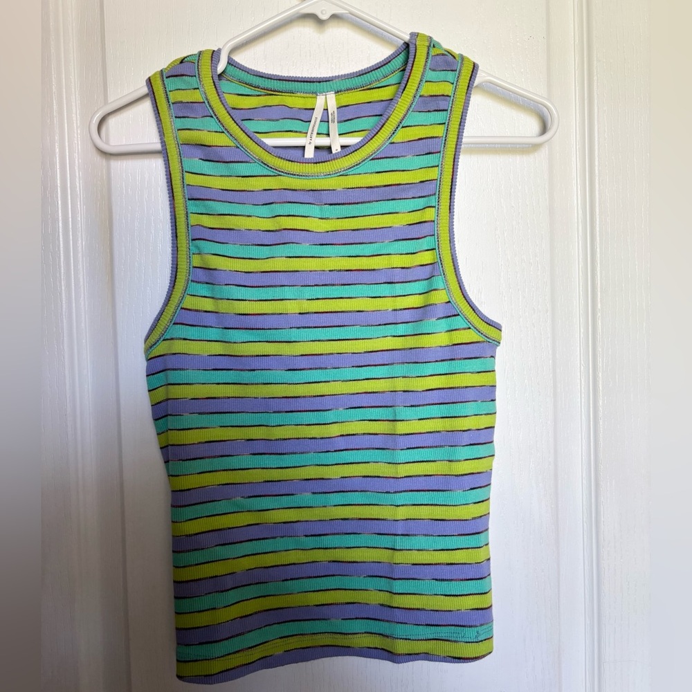 Anthro (by Anthropologie) Striped Ribbed Tank – Size S